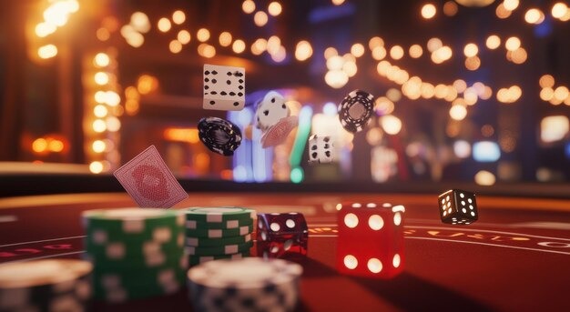 Live dealer at Bandar Ceme table showing card layout and chip placement